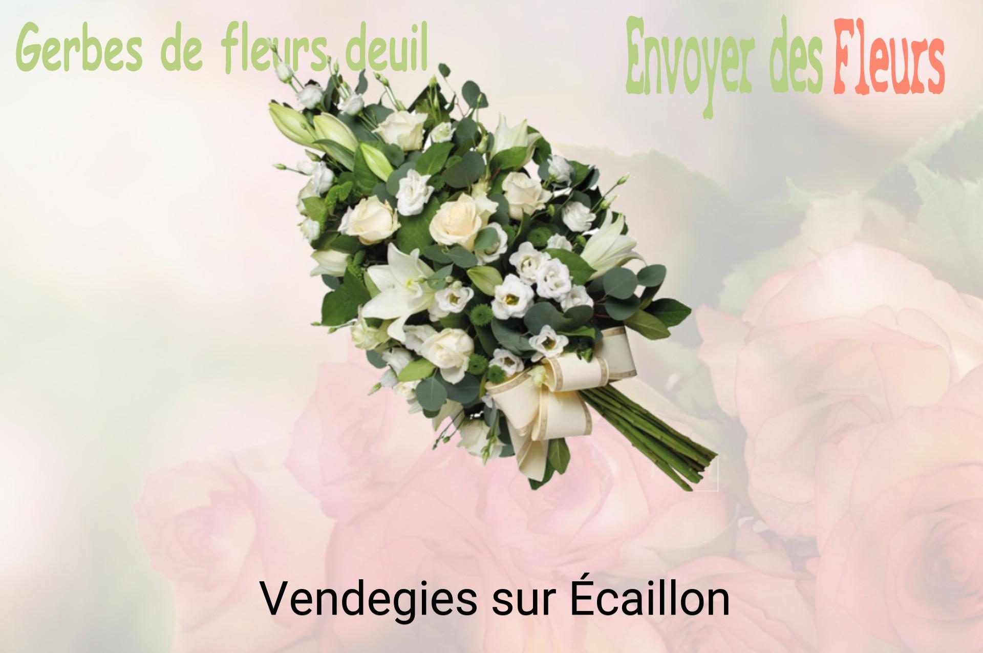 Gerbe de fleurs de deuil livrée à Vendegies-sur-Écaillon